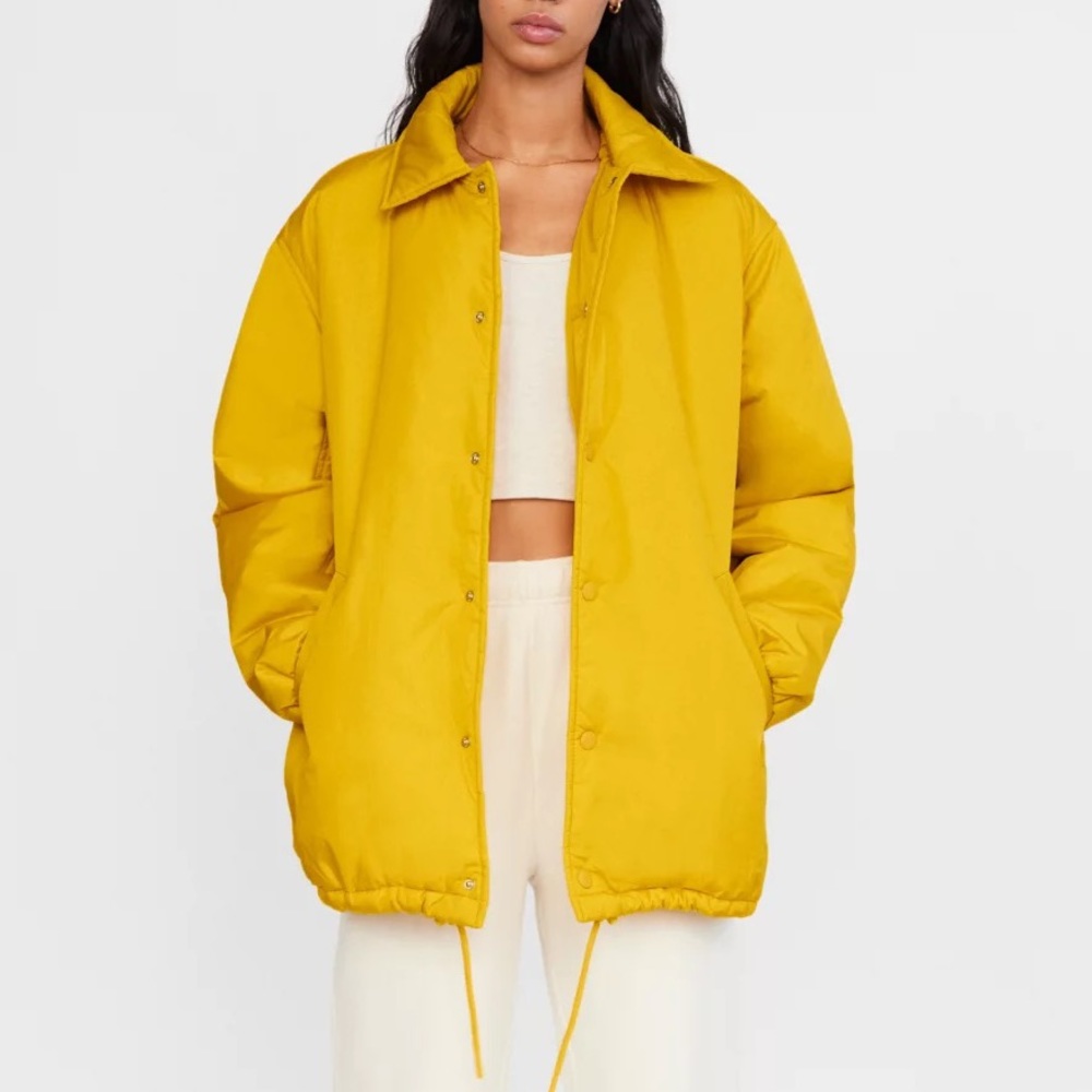 Tommy Hilfiger Quilted Yellow Windbreaker - Picture 4 of 6
